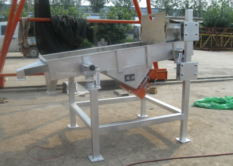 可调节式直线振动筛